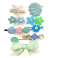 thumbnail image 4 of CEHVOM Children Girls Colorful Hair Clips Set Cartoon Band Hair Accessories Headbands, 4 of 4