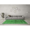 thumbnail image 3 of Ahgly Company Indoor Rectangle Oriental Emerald Green Industrial Area Rugs, 5' x 8', 3 of 4