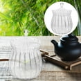 thumbnail image 4 of Tarro de vidrio transparente de estilo europeo, tarro de azúcar de vidrio transparente, tarro para almacenar dulces, tarro de vidrio para té, 4 of 6