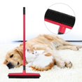 thumbnail image 1 of Rubber Broom, Carpet Sweeper Broom Durable  For Cleaning Hair, 1 of 8