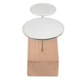 thumbnail image 1 of WRITWAA 1Set Round Wood Flower Nail Base For Professionals And Home Use, 1 of 8