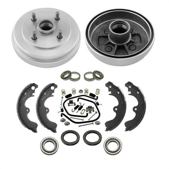 Rear Drums Brake Shoes Spring Kit Seals Bearings for Toyota Tercel No Abs 96-98