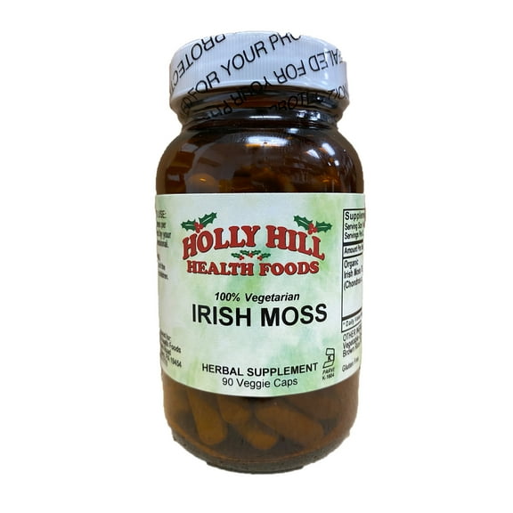 Holly Hill Health Foods Organic Irish Moss, 90 Vegetable Capsules
