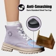 thumbnail image 5 of LASUDRAA Women High Top Steel Toe Safety Boots, Puncture Proof Slip Resistant Lightweight Industrial Work Shoes for Construction Warehouse Work, 5 of 8