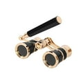 thumbnail image 1 of Mini binoculares de metal 3x25 Binocular retro ligero con mango plegable incorporado para adultos N Tomshoo  Telescopio, 1 of 7
