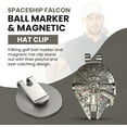 thumbnail image 6 of K9King Star War Falcon Golf Ball Marker Set with Magnetic Hat Clip, Funny Golf Gift for Men and Women, 6 of 7