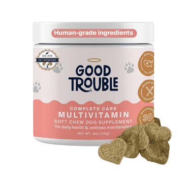 Good Trouble Pets Complete Care Multivitamin Supplement for Dogs - 30 Soft Chews