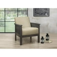 thumbnail image 5 of Fabric Accent Chair, Brown, 5 of 5