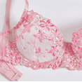 thumbnail image 3 of Pink Lingerie Romantic Bra & Panty Set with Underwire, 3 of 5