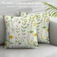 thumbnail image 3 of Qinduosi Spring Pillow Covers Inch Daisy Flowers Grass Throw Pillows Farmhouse Floral Outdoor Cushion Case for Sofa Couch Home, 3 of 5