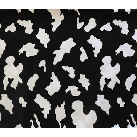 Poly-Cotton Cow Print Fabric 58 Wide by 36 (1-Yard) for Arts Crafts & Sewing Poly-Cotton Cow Print Fabric 58 Wide by 36 (1-Yard) for Arts Crafts & Sewing