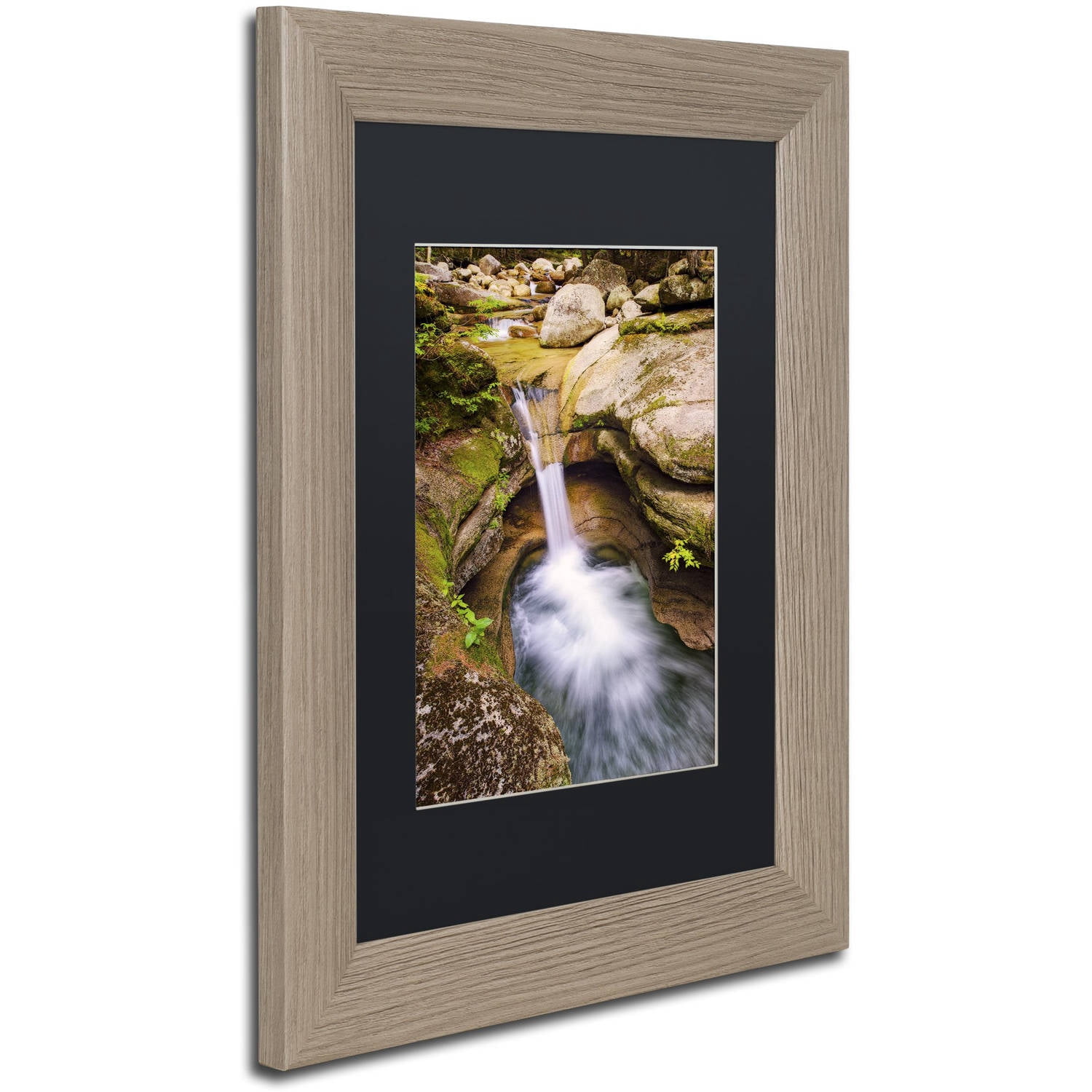 Trademark Fine Art "Sabbaday Punchbowl" Canvas Art by Michael Blanchette Photography Black Matte, Birch Frame