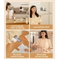 thumbnail image 3 of Overhead Phone Mount for Recording Phone Stand Articulating Arm Cell Phone Holder with LED Ring Light Desk/Bedside Tripod for YouTube Live Stream Cooking Video Recording Black, 3 of 6