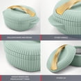 thumbnail image 6 of Oyster Reg. Gift Set PU Insulated Casserole, Set of 3 (860 ml, 1275 ml, 1910 ml), Light Green, 6 of 7