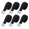 thumbnail image 2 of Aoyunhp 6Pcs Lashing Straps,Lashing Strap with Buckles,Cam Buckle Tie Down Straps Adjustable Heavy Duty Secure Cinch Straps Up for Cargo Kayak Bicycles,Lashing Strap,Cam Buckle Straps 1"X118", 2 of 9