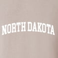 thumbnail image 6 of Wild Bobby State of North Dakota College Style Unisex Crewneck Sweatshirt, 6 of 6