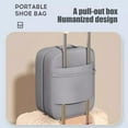 thumbnail image 6 of Travel Shoe Bag, Breathable Waterproof Shoe Organizer with Visible Mesh Window and Handle, Large Capacity Shoe Cover for Luggage, Sneakers, Boots, Slippers, Outdoor, Gym and Daily Travel, 6 of 6