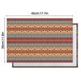 thumbnail image 6 of Red and Yellow Geometric Striped Pattern Summer Placemats Table Placemats Set Of 4-Linen Kitchen Washable Placemats Table Mats 11.8"x17.7" Non-Slip Heat Resistant, 6 of 6