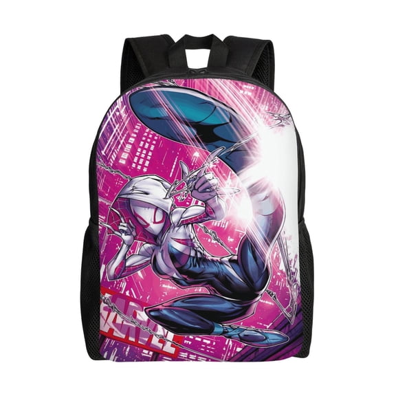 Travel Daypack for Men and Women, Comic Book Aesthetic 15 Inch Laptop Backpack with Widened Straps
