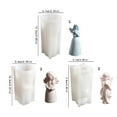 thumbnail image 3 of Silicone Girl Shaped Mold for Handmade Enthusiasts Aromatherapys Mould Practical Craft Classroom Supplies, 3 of 8