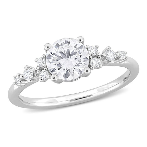 Everly Women's Created Moissanite Sterling Silver Ring