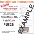 thumbnail image 3 of 2025 Nissan Pathfinder Performance Beam Wipers (Set of 3) w/Rear Wiper, 3 of 3