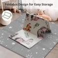 thumbnail image 3 of Baby Play Mat, 59 x 59 PlayMat Perfect for Use Baby Playpen, Foldable Soft Foam Babies Play Mat for Floor, Babies Activity Tummy Time Playmat, Kids Non Toxic Thick Mat for Babies, Toddlers, Infants, 3 of 9