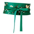 thumbnail image 4 of Correa de Cintura Bordada Vestido Cinturones Clásco Pretina Verde Sunnimix Cintura ancha para mujer, 4 of 7