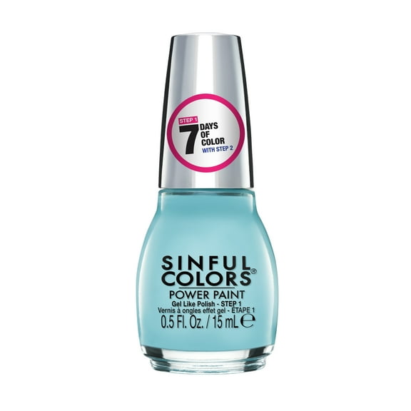 Sinful Colors Power Paint Nail Polish, 2648 Cari-bae-n, 0.5 fl oz.