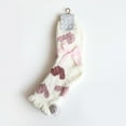 thumbnail image 3 of Fgnfyis Coral Womens Socks Cute Winter Thickened Mid Crew Socks Non- Floor Socks Sleep Socks White, 3 of 3
