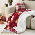 thumbnail image 6 of Christmas Throw Blanket - Soft and Warm Sherpa Christmas Corgi Throw Blankets for Couch, Sofa, Bed, Winter Blanket for Christmas, Decoration Gift Blanket Corgi Red Throw (), 6 of 7