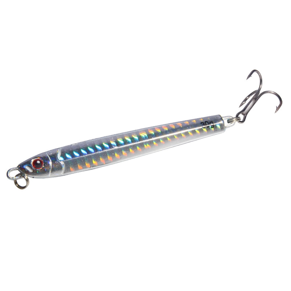 3Pcs/Set Sea Fishing Silver Minnow Mackerel Pike Spinners Lures 9cm 30gm Metal 