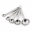 thumbnail image 1 of QUETO Silver Stainless Steel Measuring Spoon Set, Standard, 1 of 3