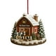 thumbnail image 2 of Chicken Farm Ornaments 2025 Wooden Chicken Coop Christmas Ornament For Lovers Farm Ornaments, 2 of 5
