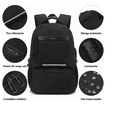 thumbnail image 2 of Mochila De Almuerzo Antirrobo Impermeable A Portátil 15,6i Xtellar Color Negro, 2 of 3