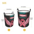 thumbnail image 3 of Fotbe Ribbon With Angel Wings Cesto de Ropa con Asas, Cesto Impermeable de Gran Capacidad, Bolsa de Lavado para Dormitorio, Cesto de Ropa con Ruedas y Asas-Medium, 3 of 6