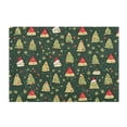 thumbnail image 7 of Yayeee Bath Rug for Bathroom Floor Non Slip Rectangle Fluffy Soft Absorbent Mat, 16"x24", Christmas Tree, 7 of 7