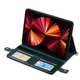 thumbnail image 6 of Allytechgroup Portfolio Carrying Bag Case for Samsung Galaxy Tab S10 FE+ 13.1" 2025, Document Notes Pocket Stand Shoulder Strap Protective Case Cover for Galaxy Tab S10 FE+ Plus SM-X620, Dark Green, 6 of 7