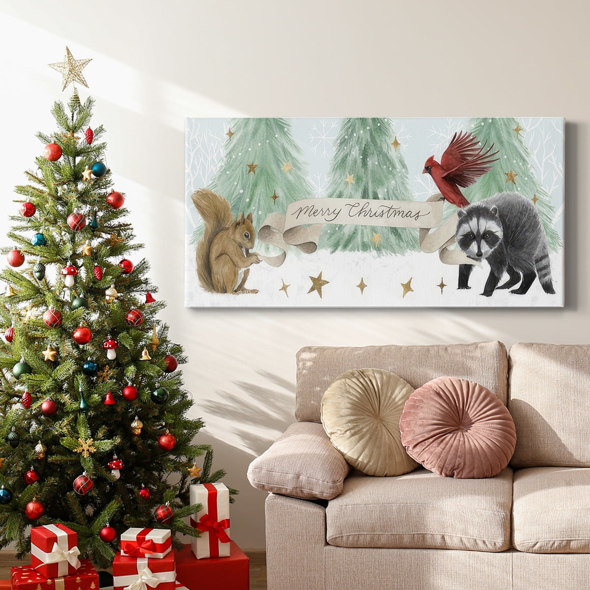 Christmas in the Forest Collection D- Gallery Wrapped Canvas