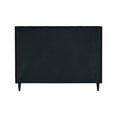 thumbnail image 5 of Meridian Furniture Eva Black Velvet Upholstered Full Bed, 5 of 8