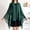 Dark Green, variant on Thin Lightweight Shimmer Capes, Elegant Linear Rhinestone Open Front Ponchos, Luxurious Banquet Flowing Overdress, Dress Matching Evening Accessory Shawl with Shiny Hot Diamonds