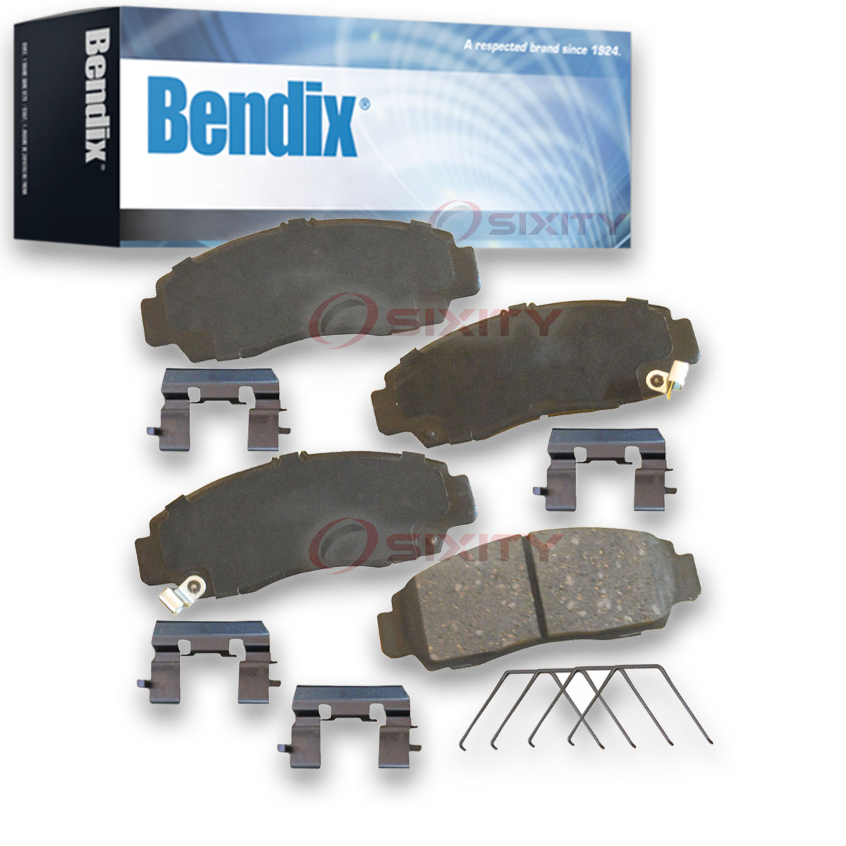 Bendix Brakes Disc Brake Pad Set Fits select: 2008-2012 HONDA ACCORD EXL, 2004-2014 ACURA TSX