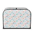 thumbnail image 2 of Uemuo Colorful Seashells1 Print Toaster Cover 4 Slice, Small Kitchen Appliance Covers, Toaster Oven Cover with Loop, Bread Machine Cover Dust Cover Protection, 2 of 7