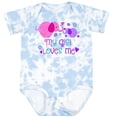 thumbnail image 3 of Inktastic My Gigi Loves Me Cute Elephants Boys or Girls Baby Bodysuit, 3 of 5