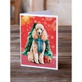 thumbnail image 2 of Poodle Christmas Greeting Cards Pack of 8 7 in x 5 in, 2 of 3
