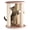 Brown, variant on PETMAKER 19-Inch Cat Scratching Post Tower Scratch Pad - 3 Scratcher Posts and Perch
