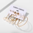 thumbnail image 3 of Pendientes de acetato acrílico y perlas de Bohemia Xihbxyly, 3 of 5