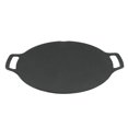 thumbnail image 2 of Korean Grill Pan with Non Stick 6 Layer Coating for Gas Cooker Round Double Handle BBQ Griddle for Outdoor Camping 25cm/9.8in, 2 of 5