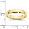 thumbnail image 3 of 10K Yellow Gold 10Ky 4mm Ltw Comfort Fit Band Size 6 Made In United States 1cfl040-6, 3 of 5