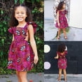 thumbnail image 5 of Cathalem Baby Girl 1st Birthday Dress Dress 16Y Style Kids Toddler Girls Ankara Traditional Birthday Dresses for Eight Year Old Dress Purple 2-3 Years, 5 of 5